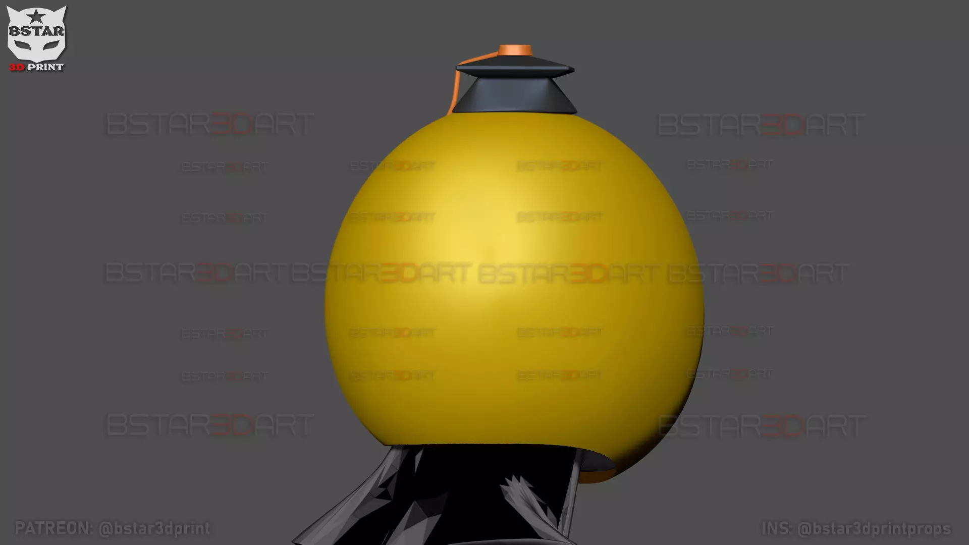 Korosensei Mask Cosplay - Assasination Classroom Anime 3D print model_7