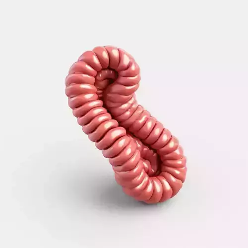 Stylized Abstract Twisted Figure Eight