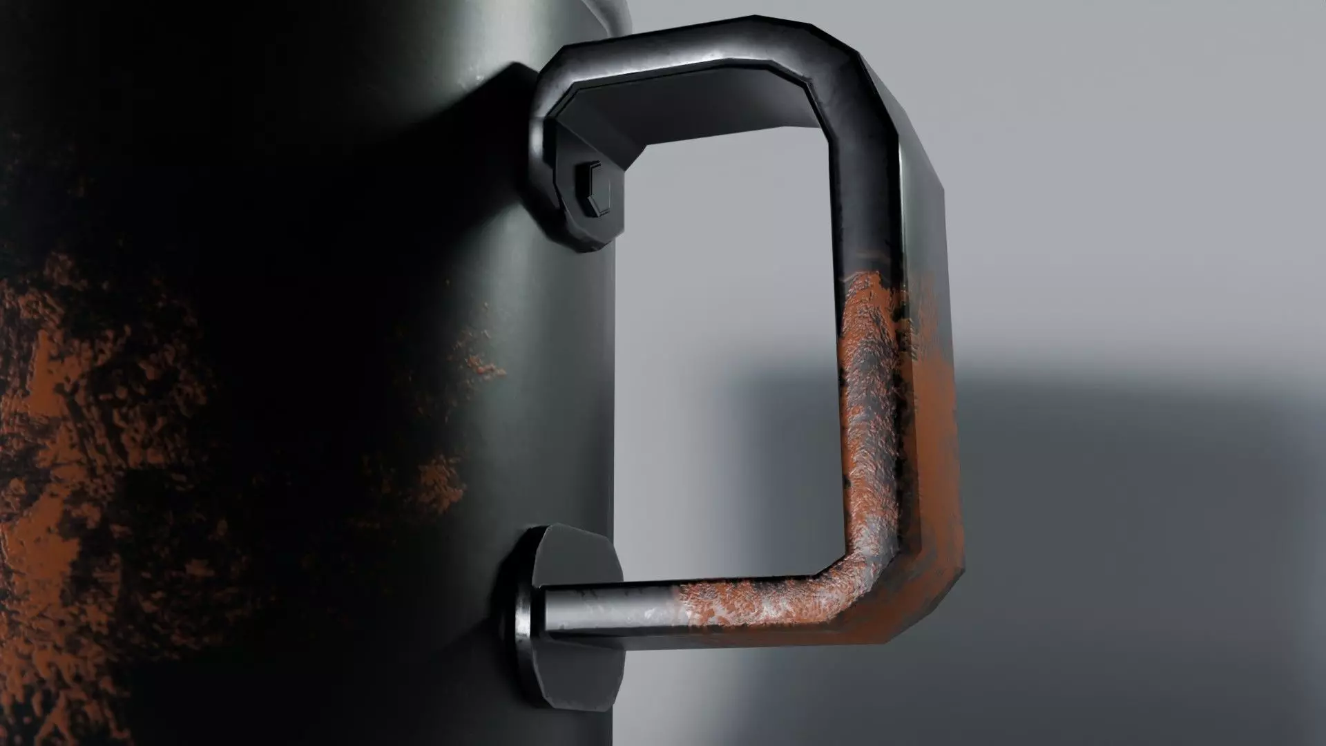 Camping Mug Stylized Low-poly 3D model_9