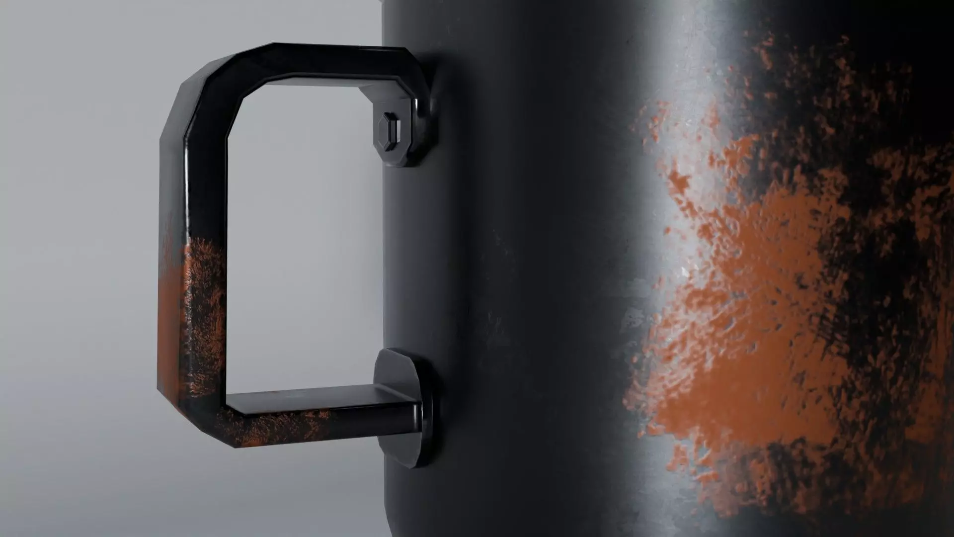 Camping Mug Stylized Low-poly 3D model_12