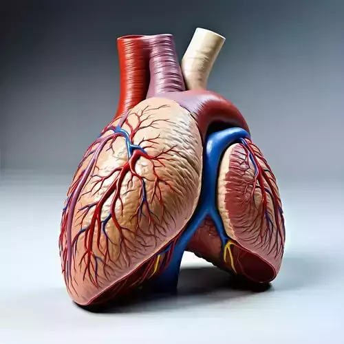 Realistic Anatomical Human Heart 3D Model