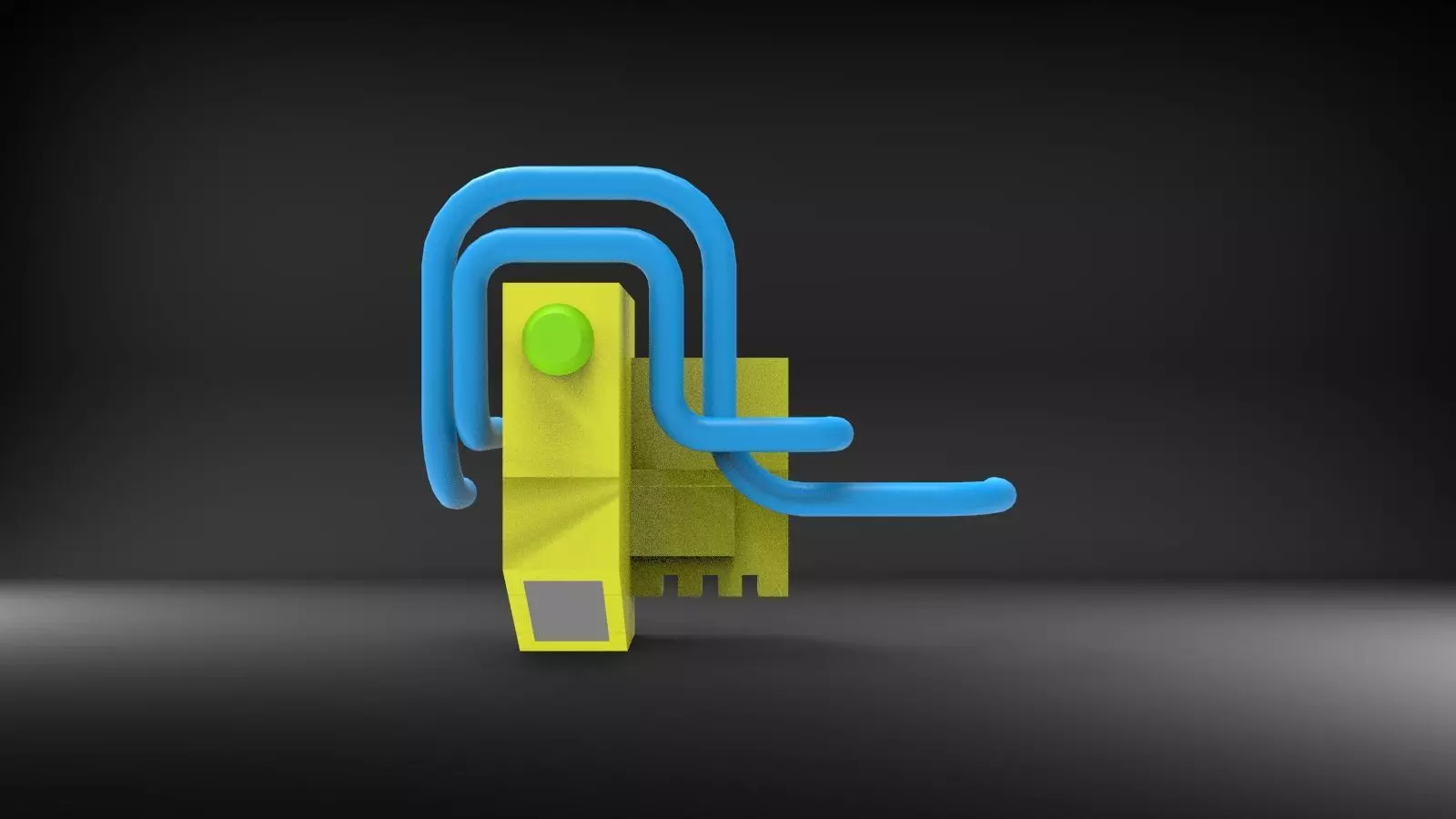 Space piping art 2 3D print model_0