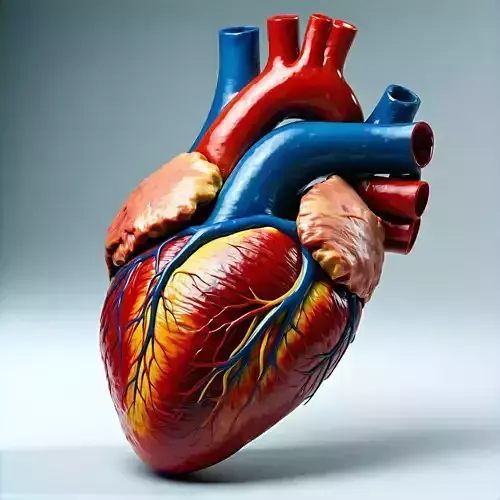 Realistic Anatomical Human Heart 3D Model Low-poly 3D model