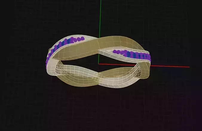 48 Prong Diamond Wedding Ring