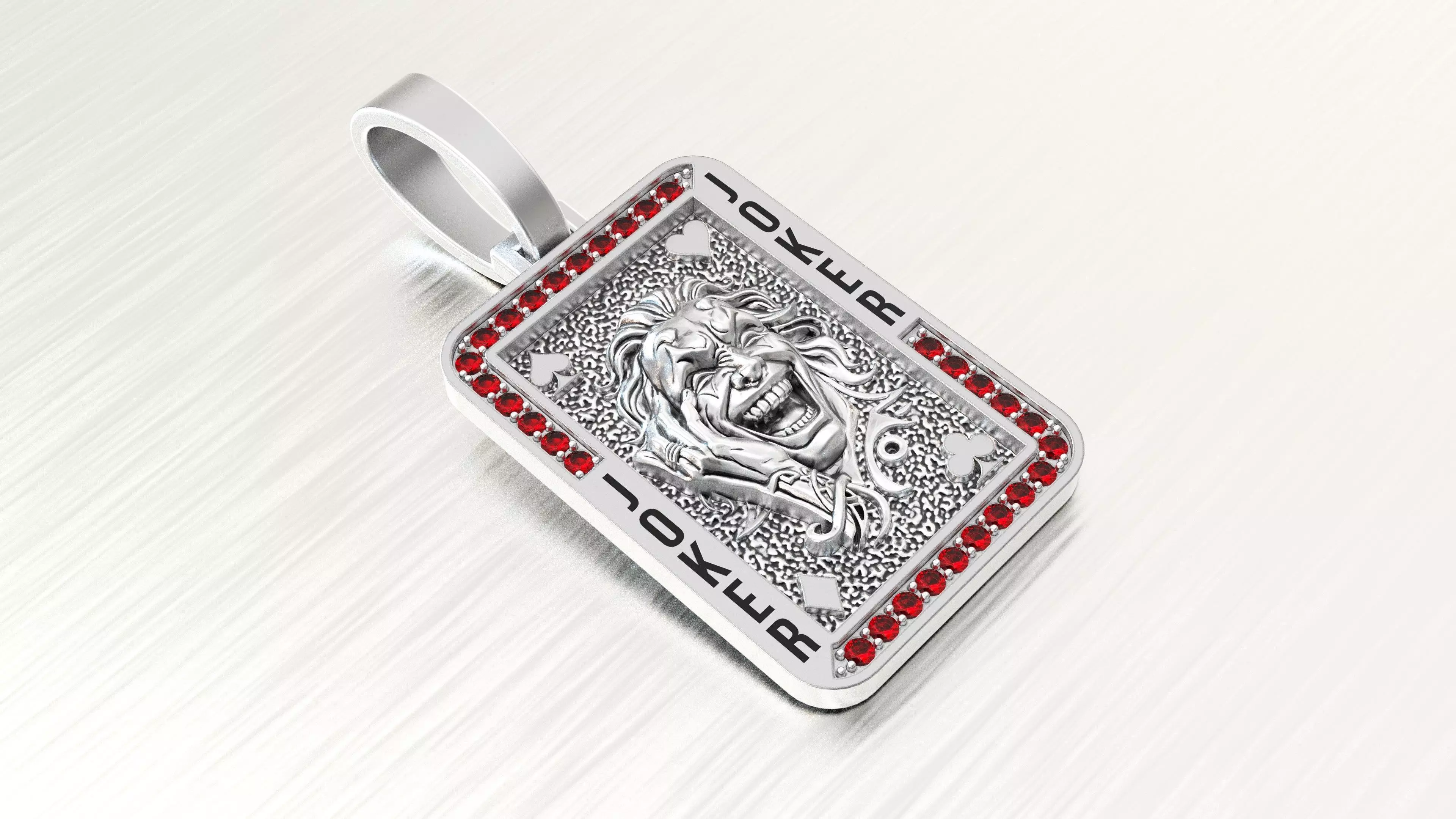 pendant joker 3D print model_0