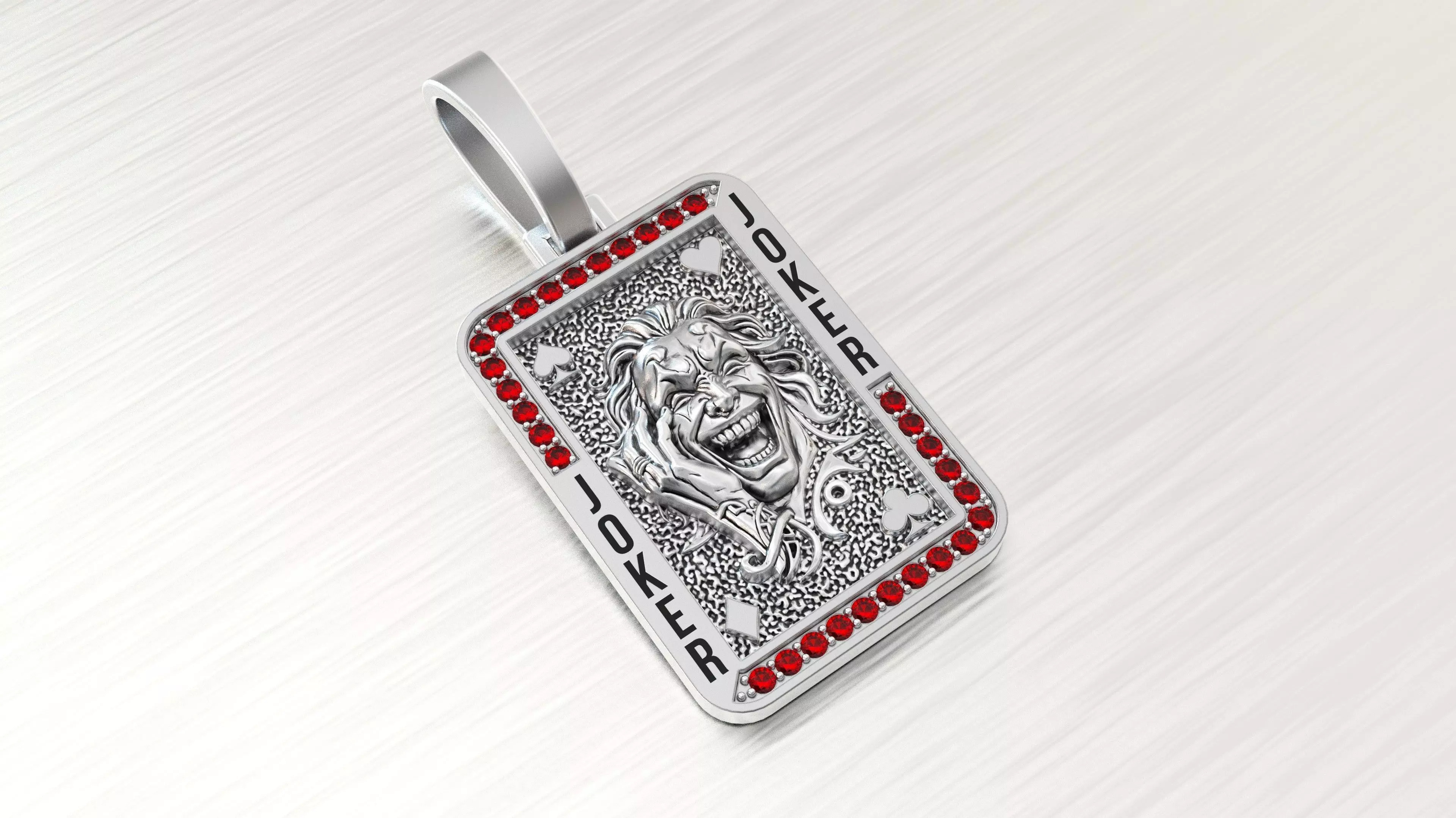 pendant joker 3D print model_1