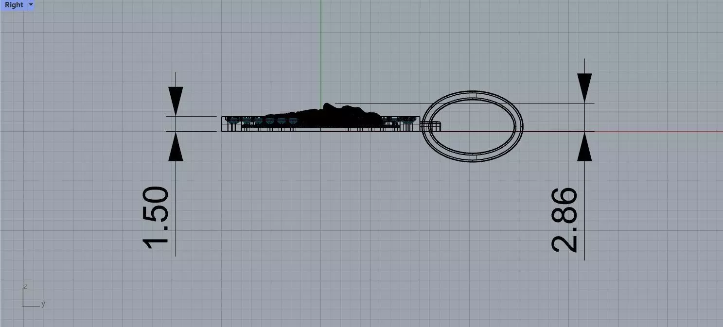 pendant joker 3D print model_6