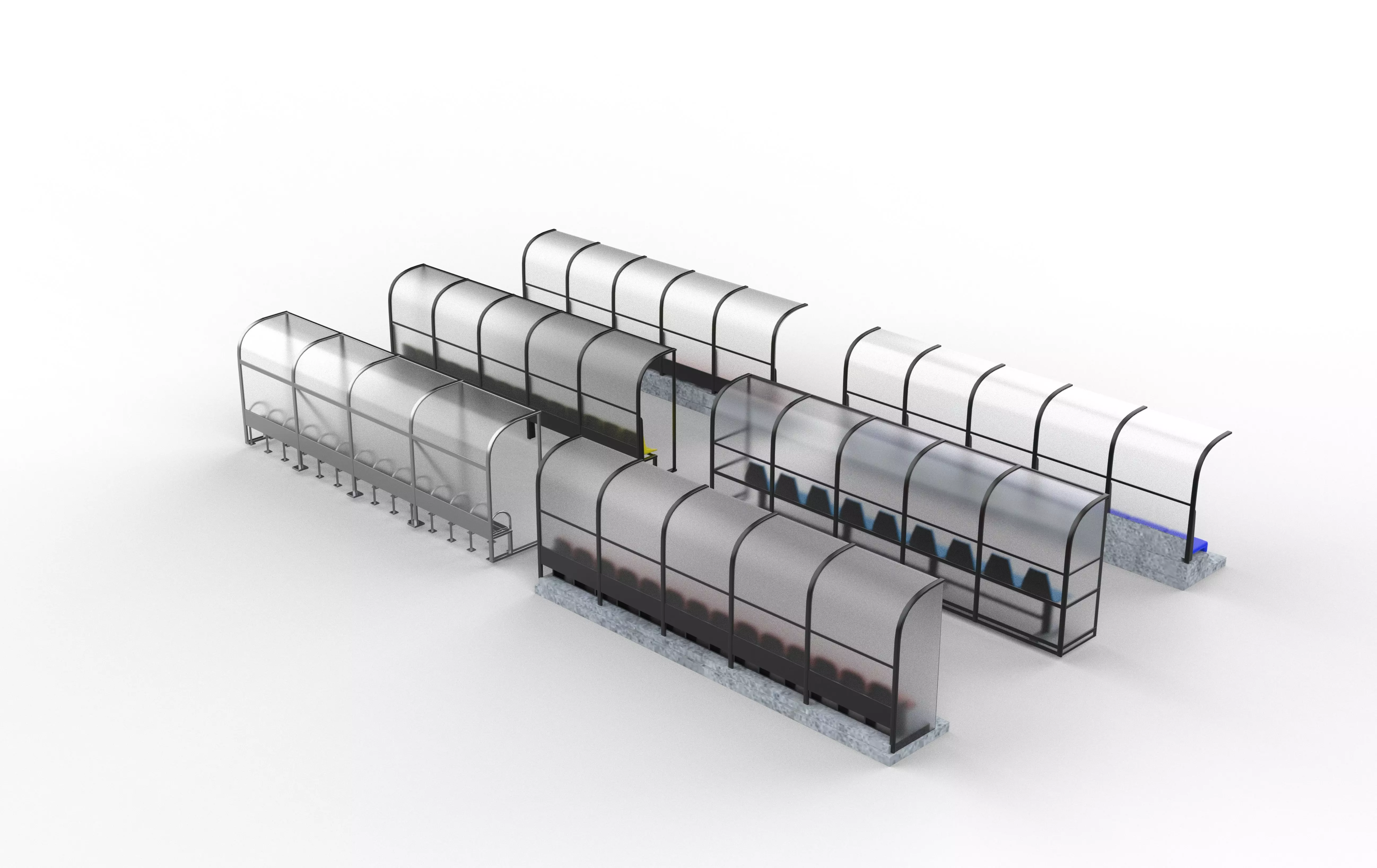 Soccer Bench  3D model_5