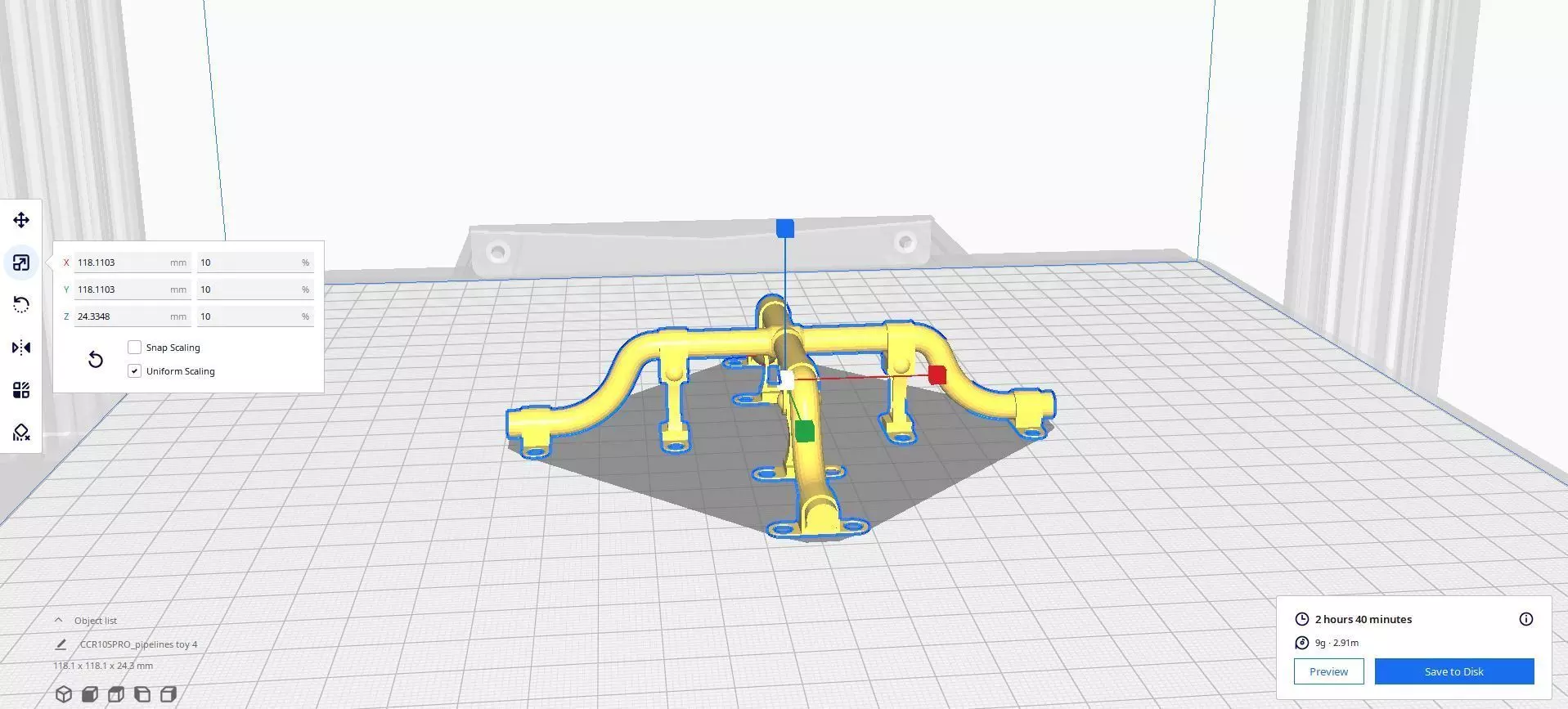 Rusted and Colorful industrial pipeline 3D print model_3