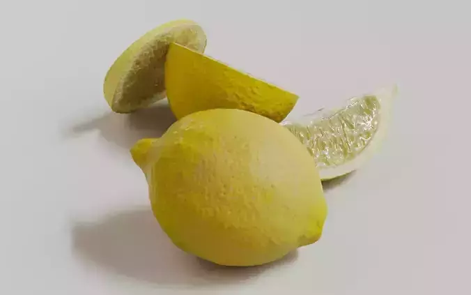 Lemon 3D Model 3D model 7