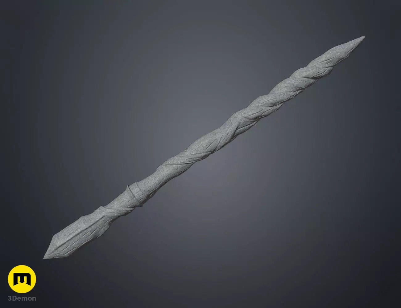 Goncalo Flores wand 3D print model_4