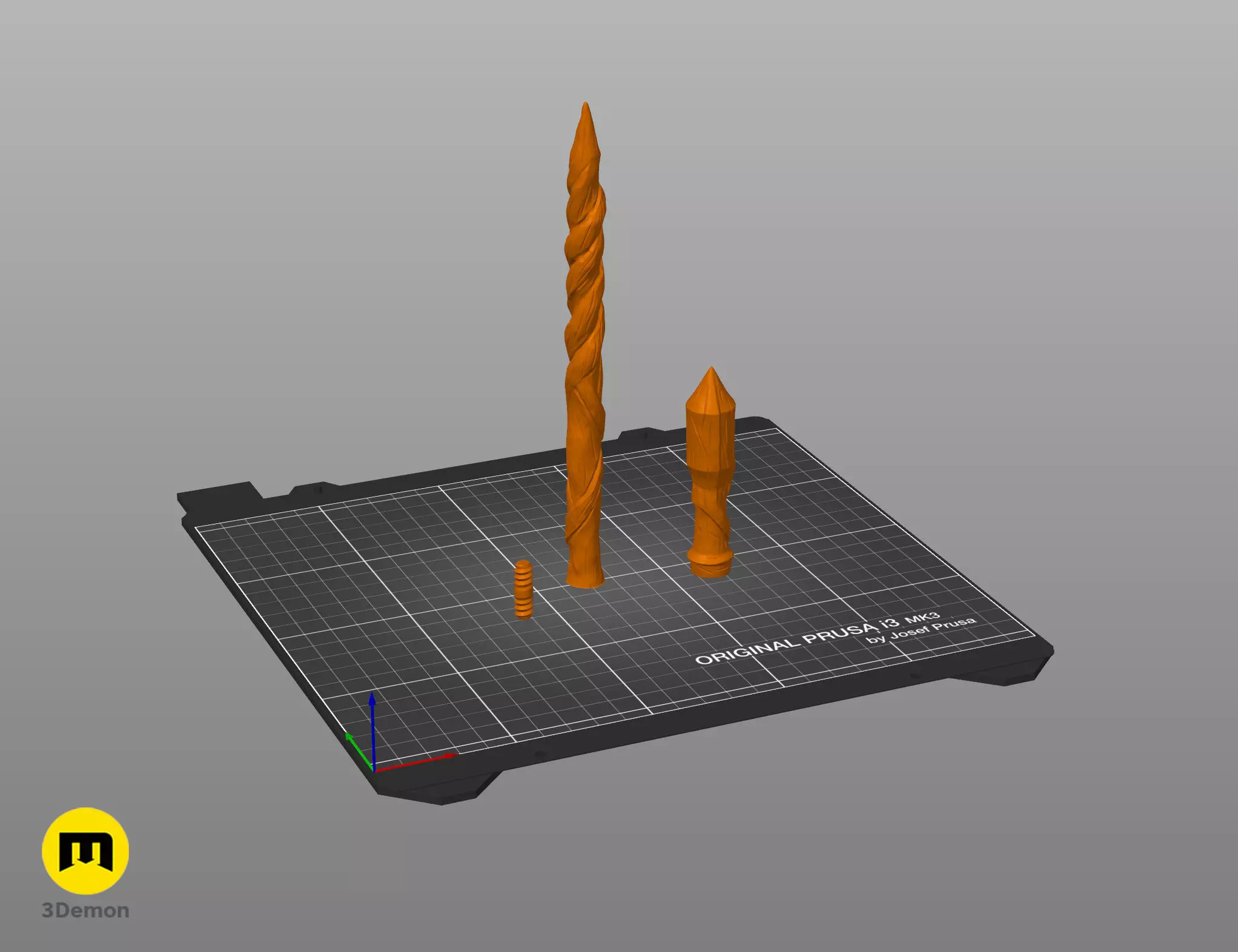 Goncalo Flores wand 3D print model_3