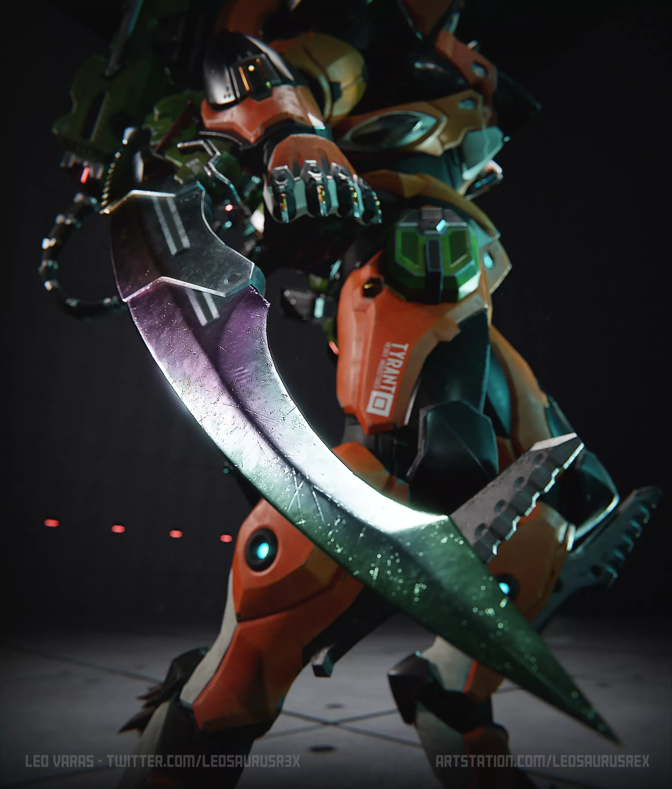 Feral Unit - Lion Low-poly 3D model_11