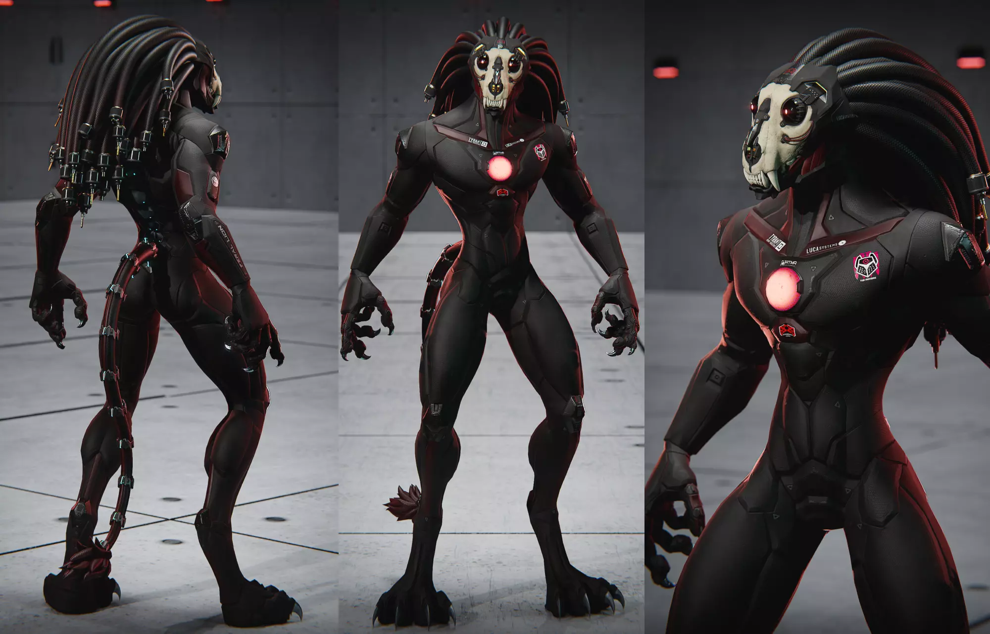 Feral Unit - Lion Low-poly 3D model_5