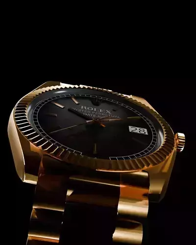 Rolex Datejust Gold  3D model