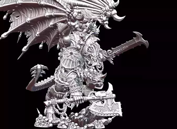 Great Demon Prince of Anger 3D print model
