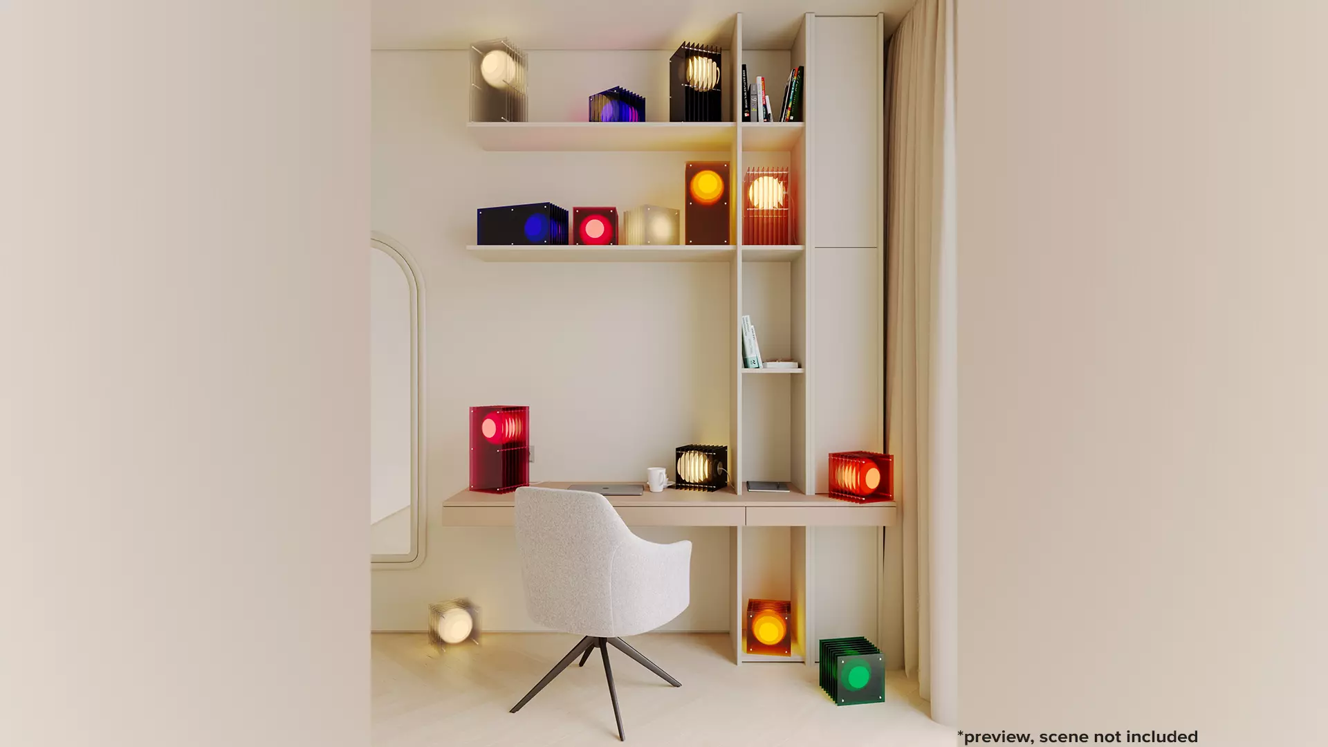 Lop Lamp Corona Vray 3D model_6