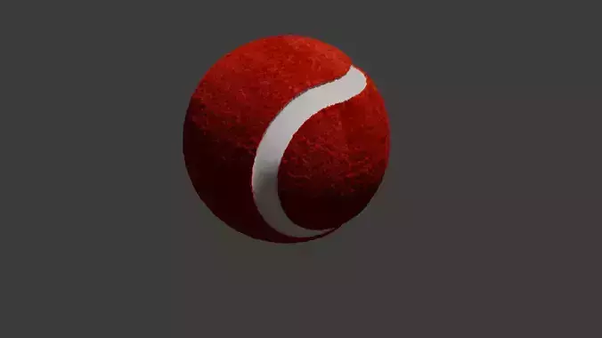 RED TENNIS CRICKET BALL