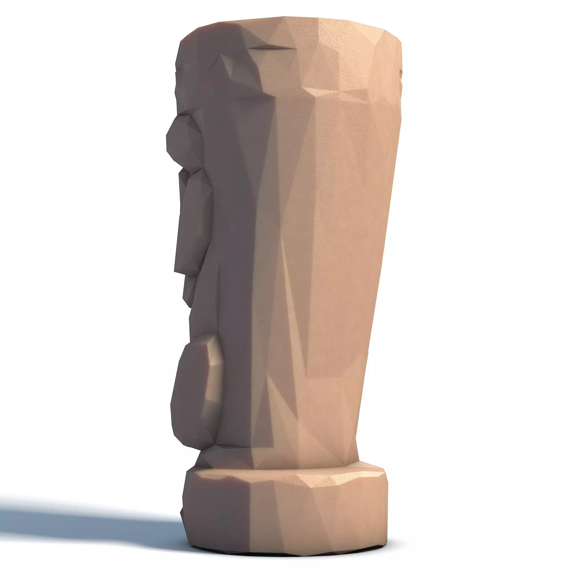 Tiki Totem Stylized Tribal Sculpture for 3D Printing 4 3D print model_3