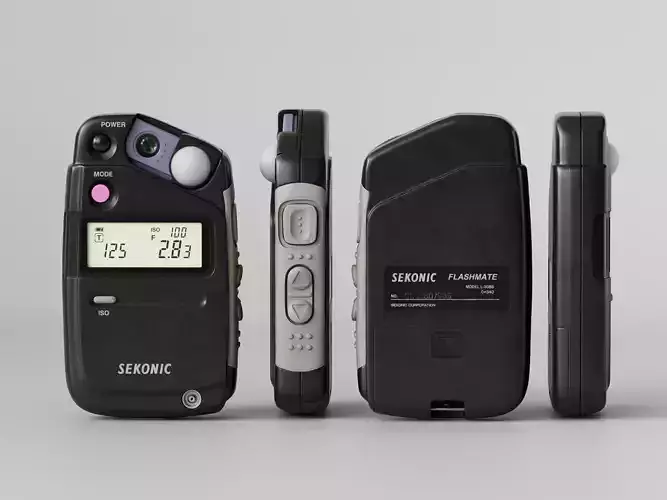 Light Meter Sekonic Flashmate L-308B 3D model