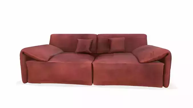 Leather Sofa Brown PBR Textures