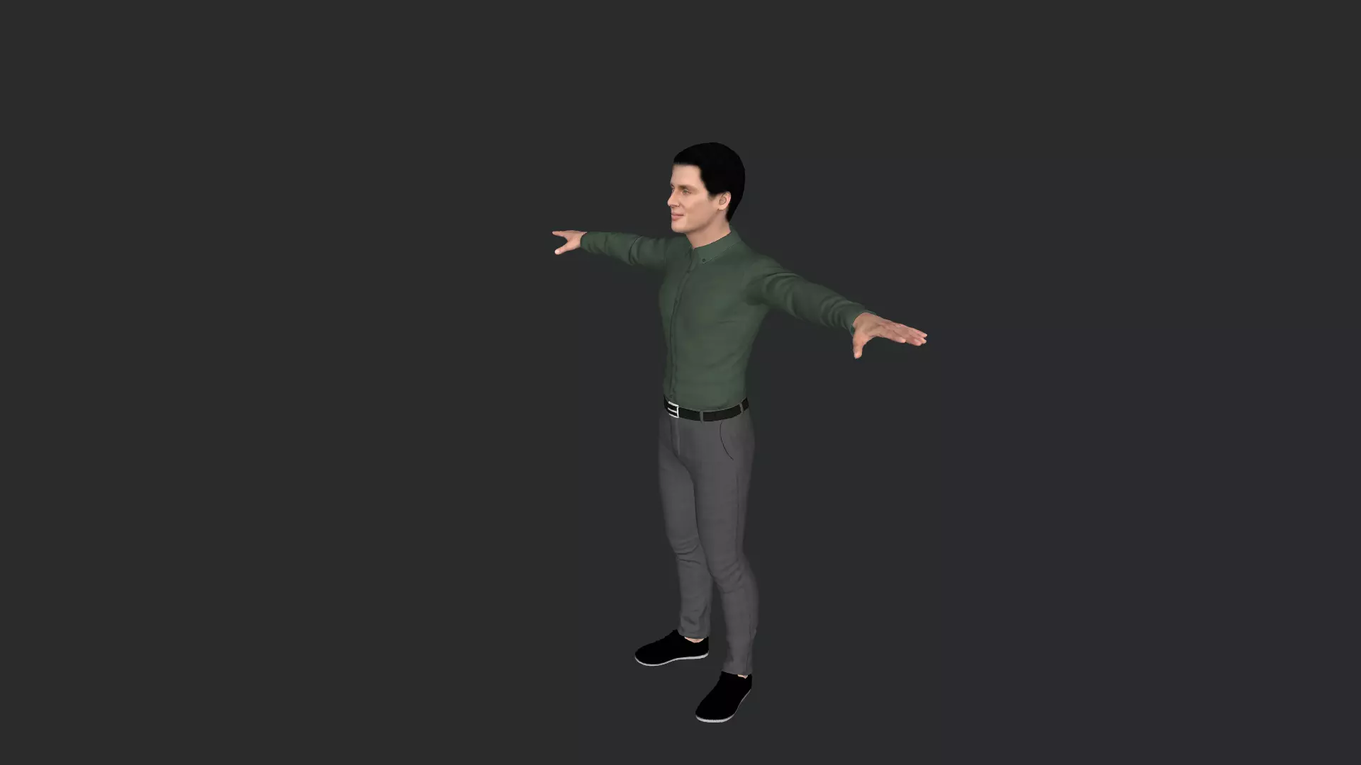 Tommy Shelby Cillian Murphy  Full Body  Rigged  3D model_13