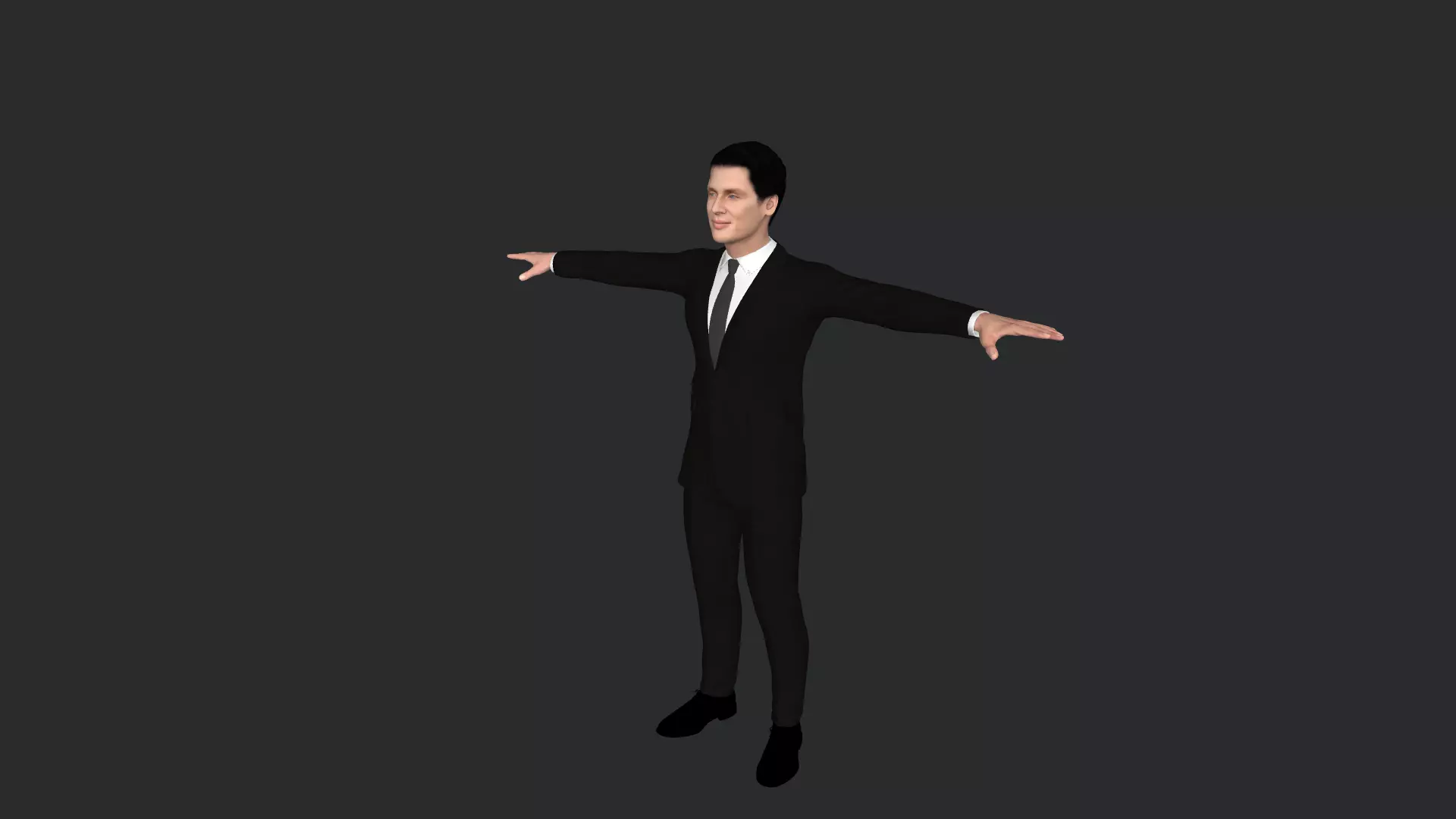 Tommy Shelby Cillian Murphy  Full Body  Rigged  3D model_3