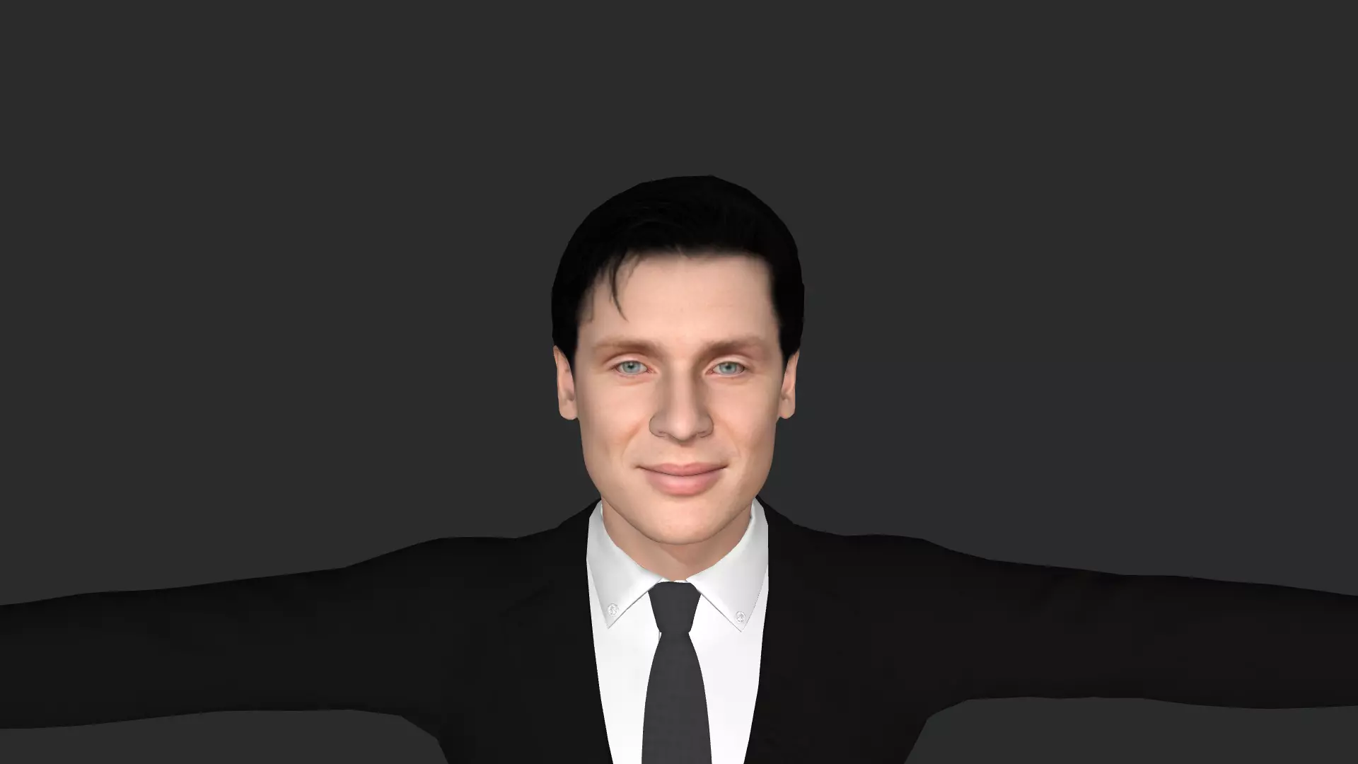 Tommy Shelby Cillian Murphy  Full Body  Rigged  3D model_0