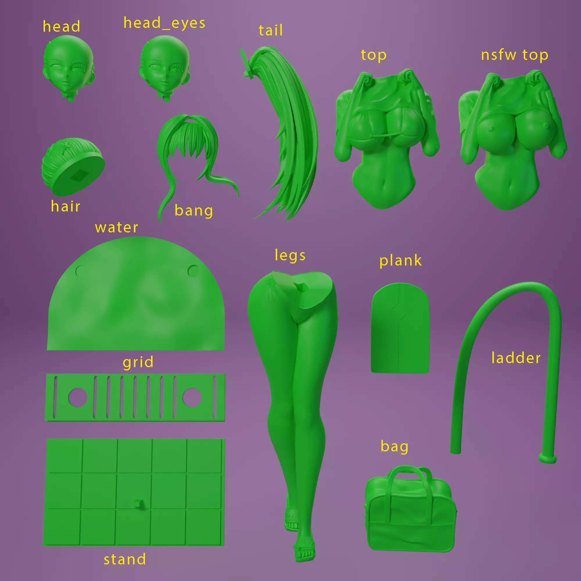 Rapi Red Flavor Nikke Goddess of Victory 3D print model_4