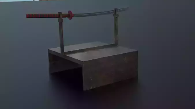A katana 3d model