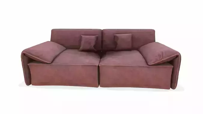 Leather Sofa Brown PBR Textures