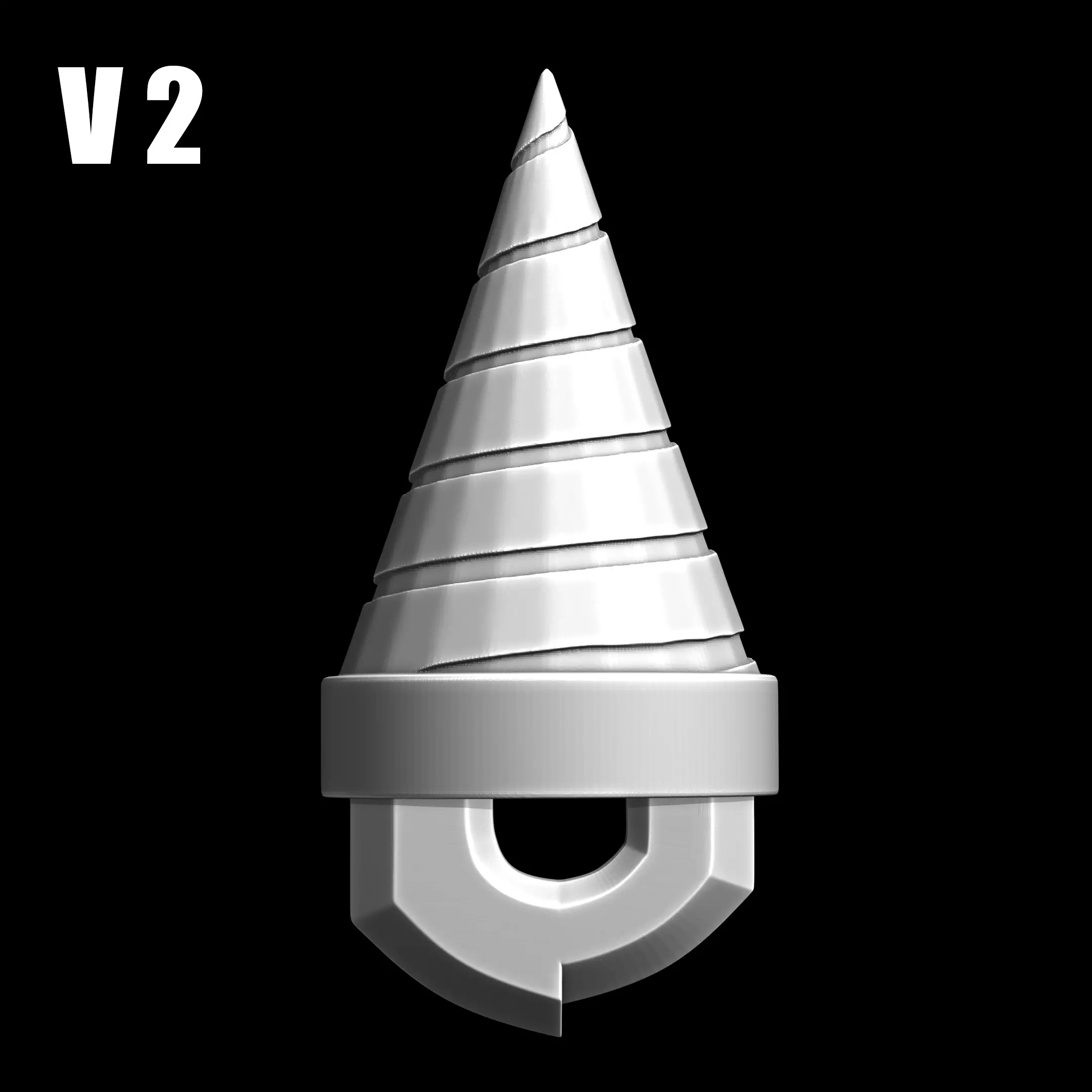 Spiral Drill Key From Gurren Lagann 3D print model_1