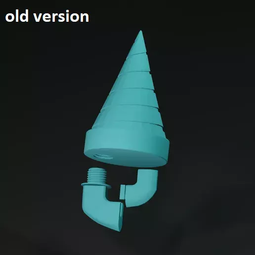 Spiral Drill Key From Gurren Lagann 3D print model_4