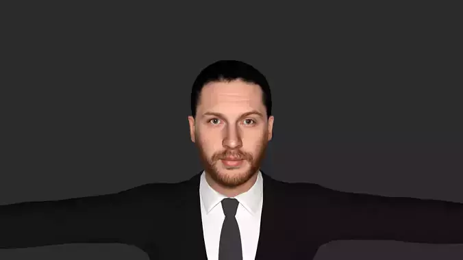 Tom Hardy  Hyper Realistic Full Body Fully Rigged 3D Character
