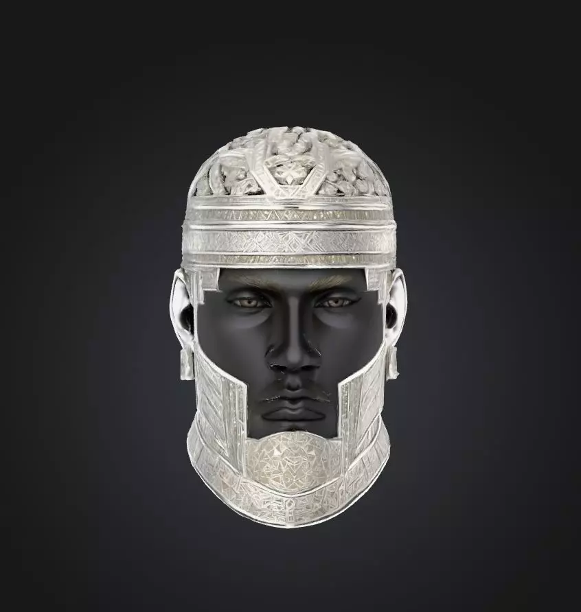 King of Babylon Costume Full Face Mask - Babylon Full Face Mask 3D print model