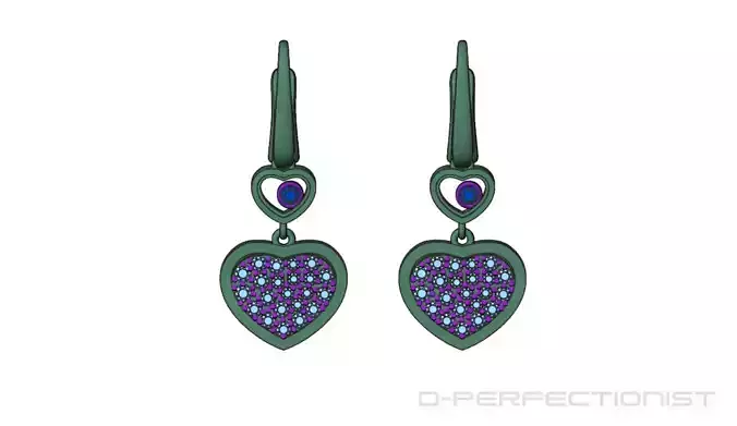 Chopard Happy Heart Diamond Earring 