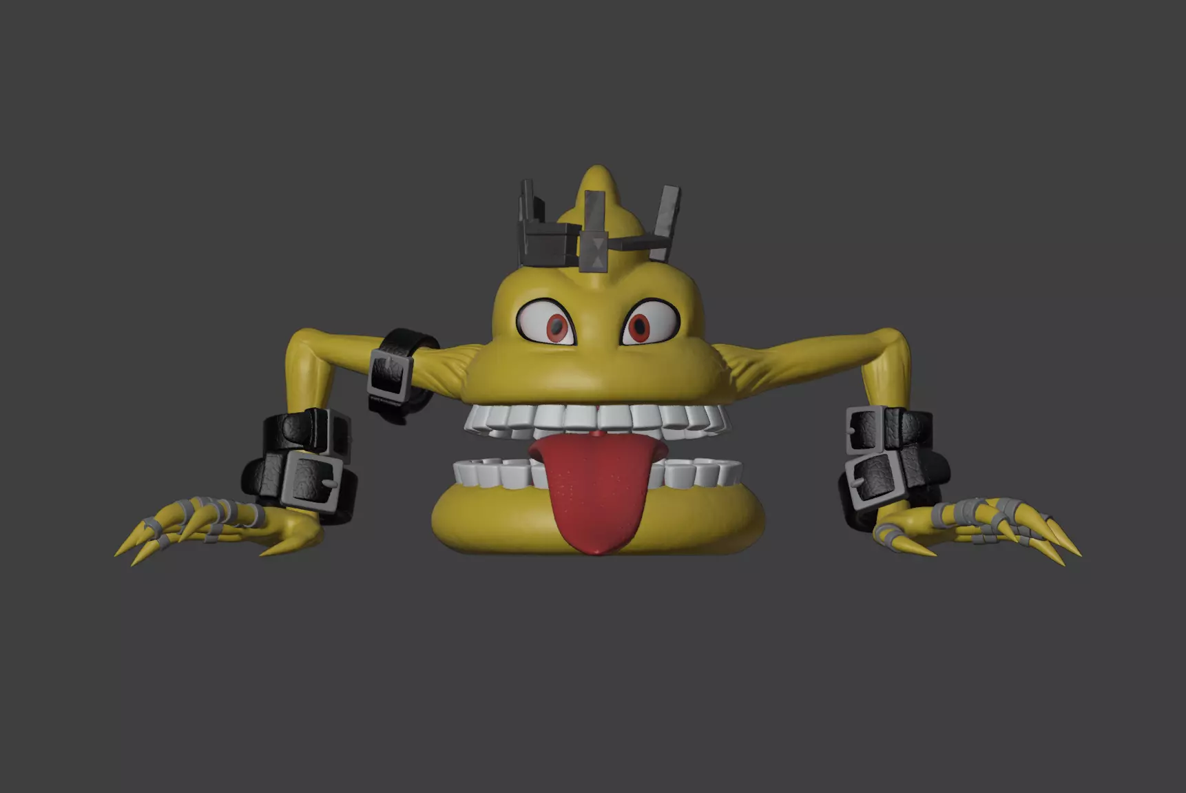 Digimon King Sukamon colored 3D print model_10