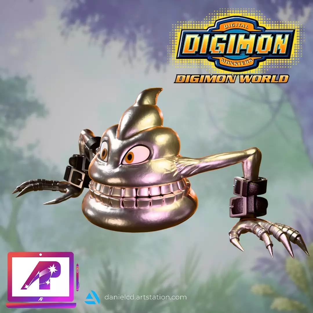 Digimon King Sukamon colored 3D print model_2