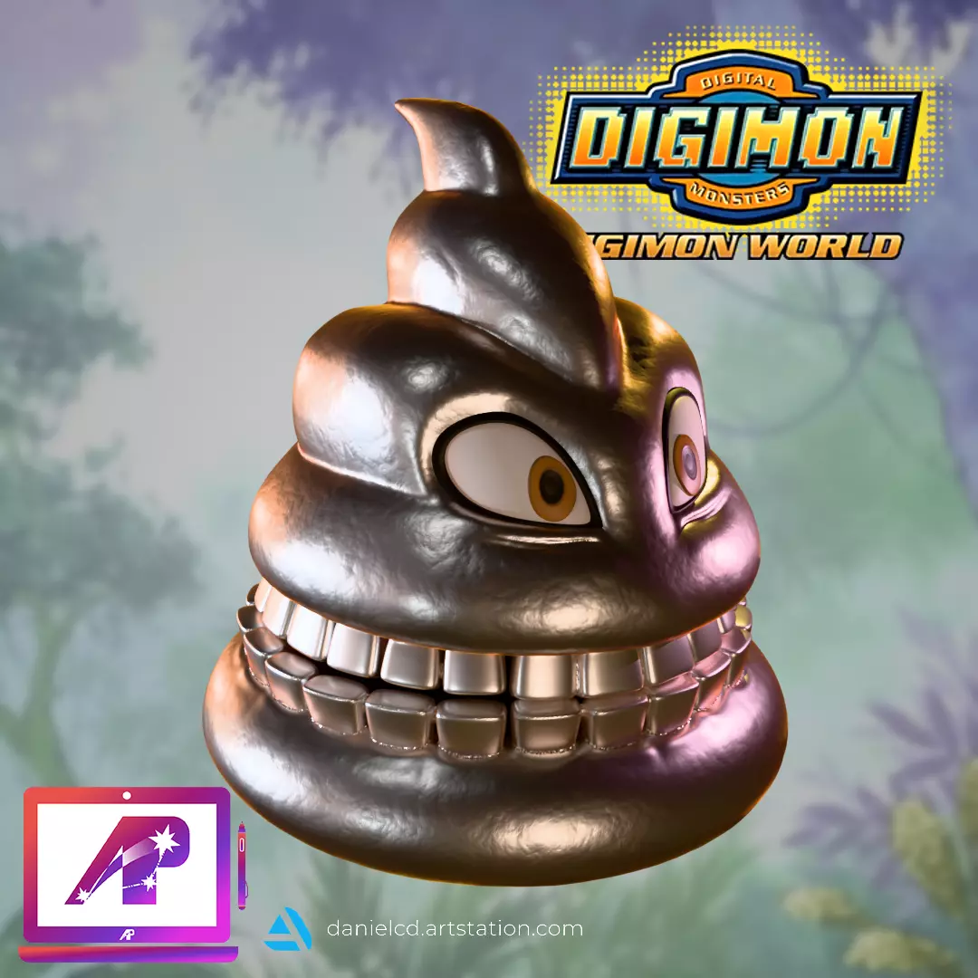Digimon King Sukamon colored 3D print model_3