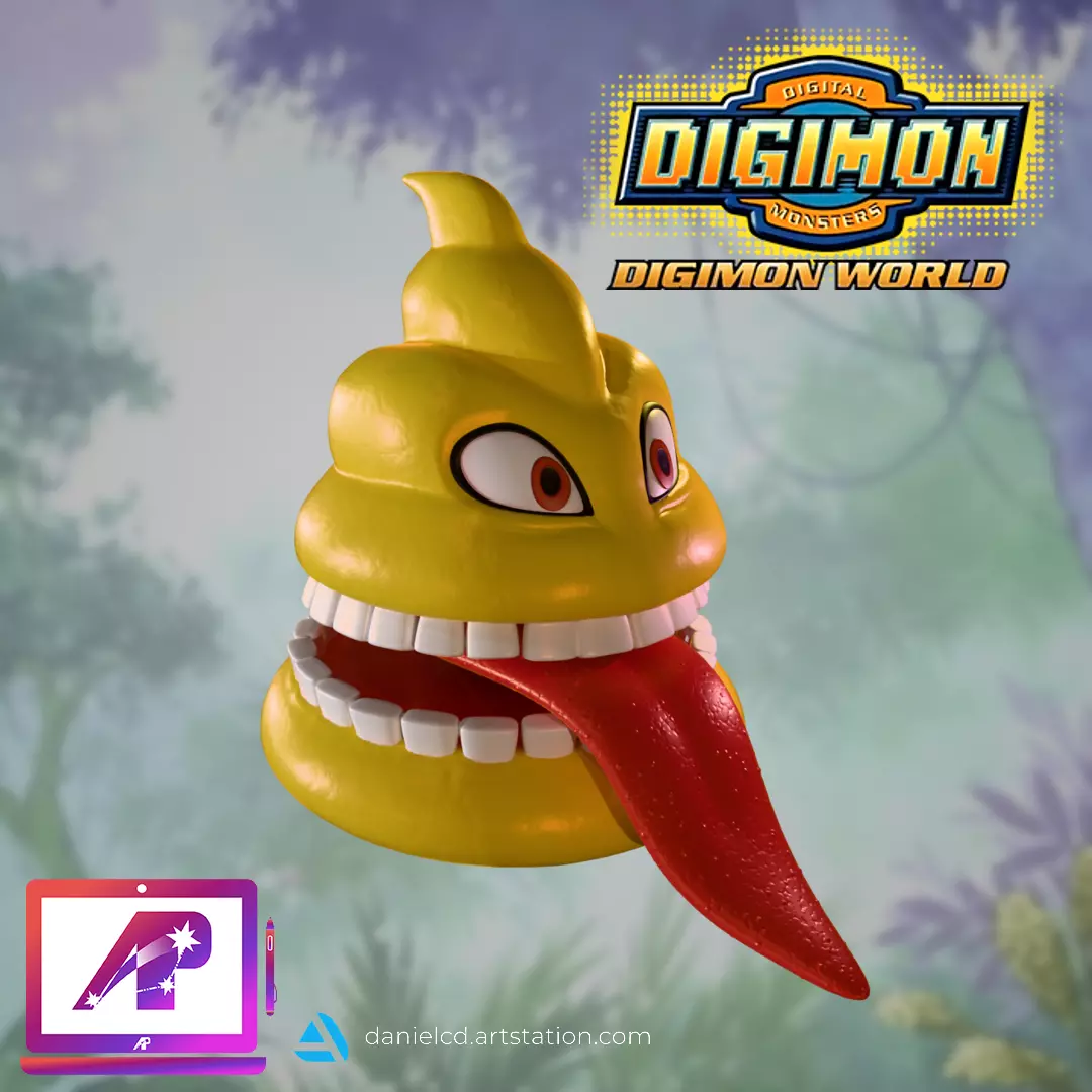Digimon King Sukamon colored 3D print model_5