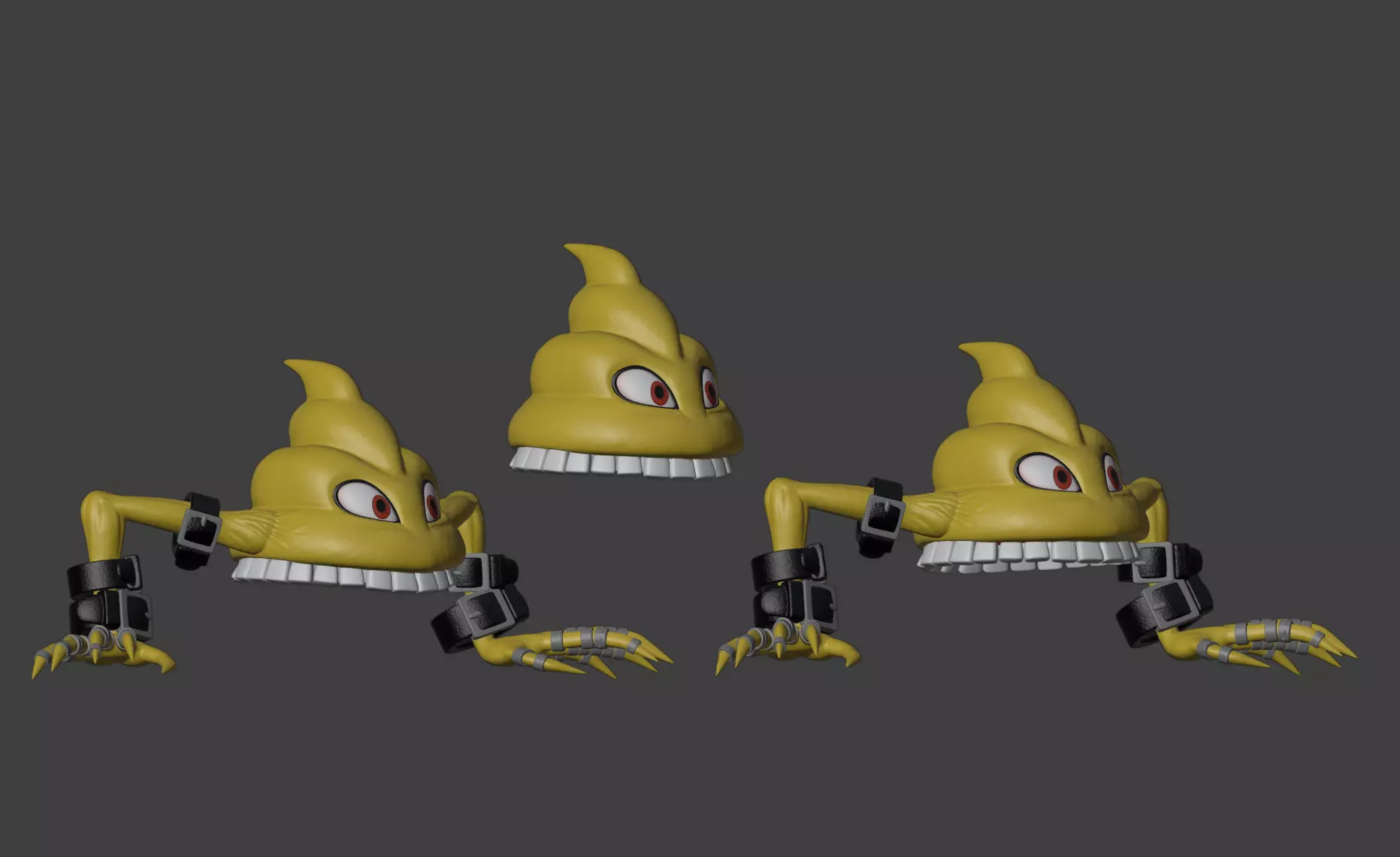 Digimon King Sukamon colored 3D print model_9