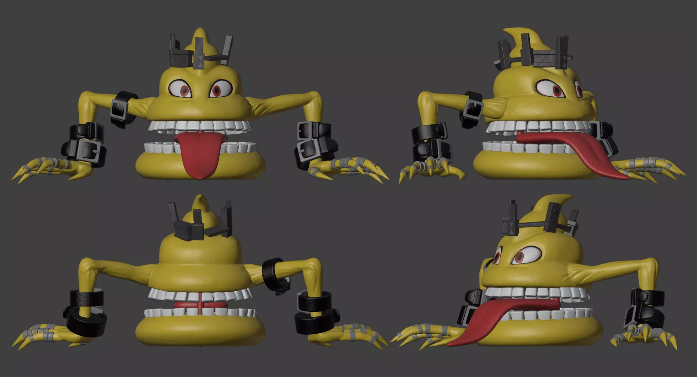 Digimon King Sukamon colored 3D print model_6