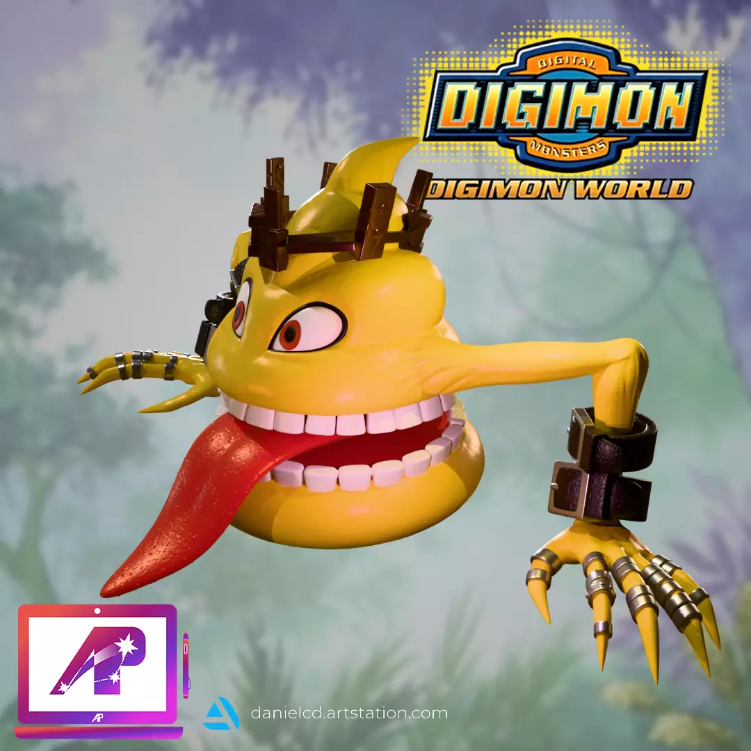 Digimon King Sukamon colored 3D print model_1