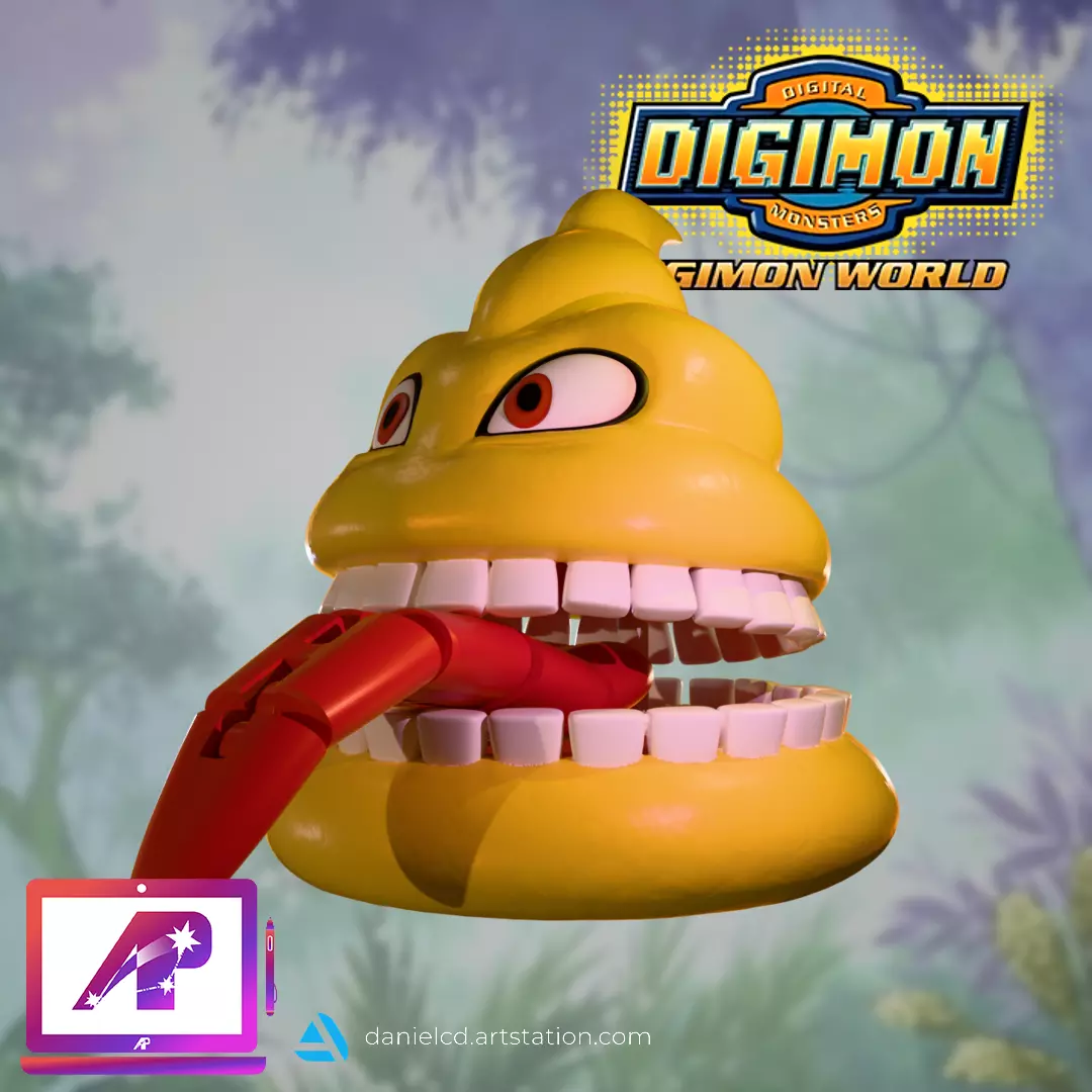 Digimon King Sukamon colored 3D print model_4