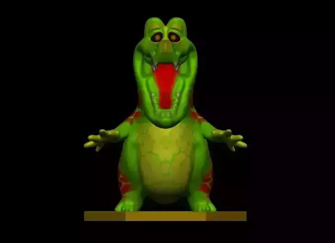 Crocodile Miniature 3D print model