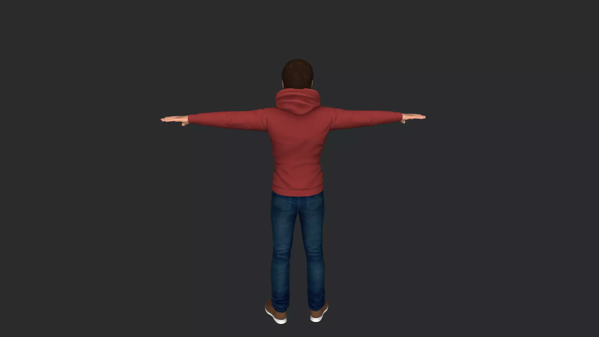 Thor Chris Hemsworth Avengers Full Body Rigged 3D Character 3D model_17