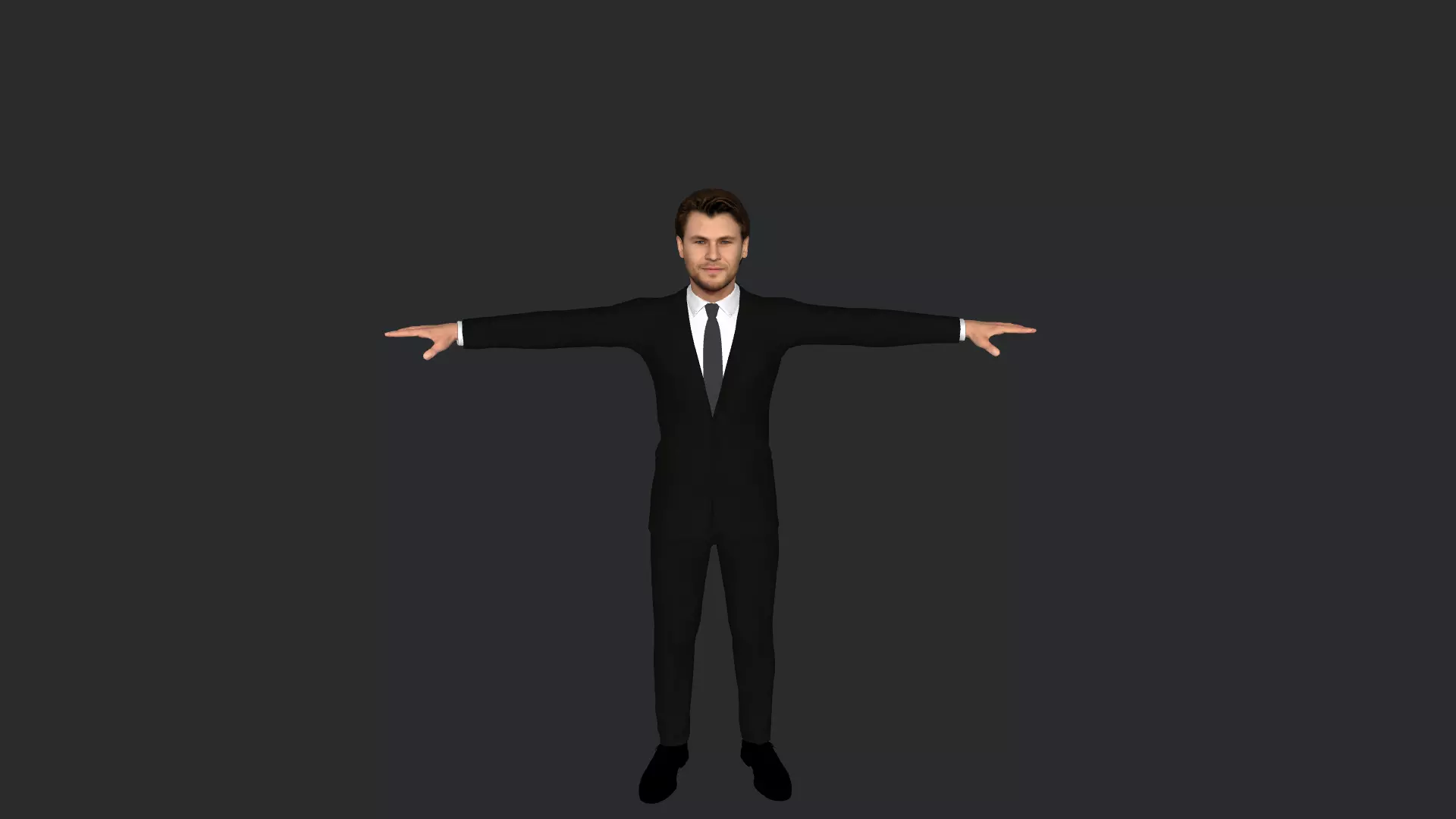 Thor Chris Hemsworth Avengers Full Body Rigged 3D Character 3D model_2