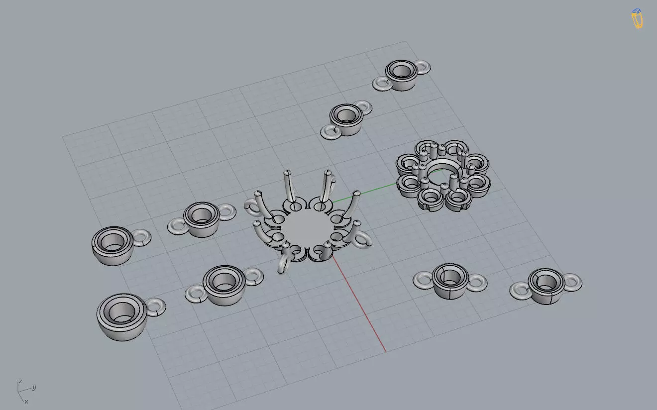 Pendant 31  3D print model_7