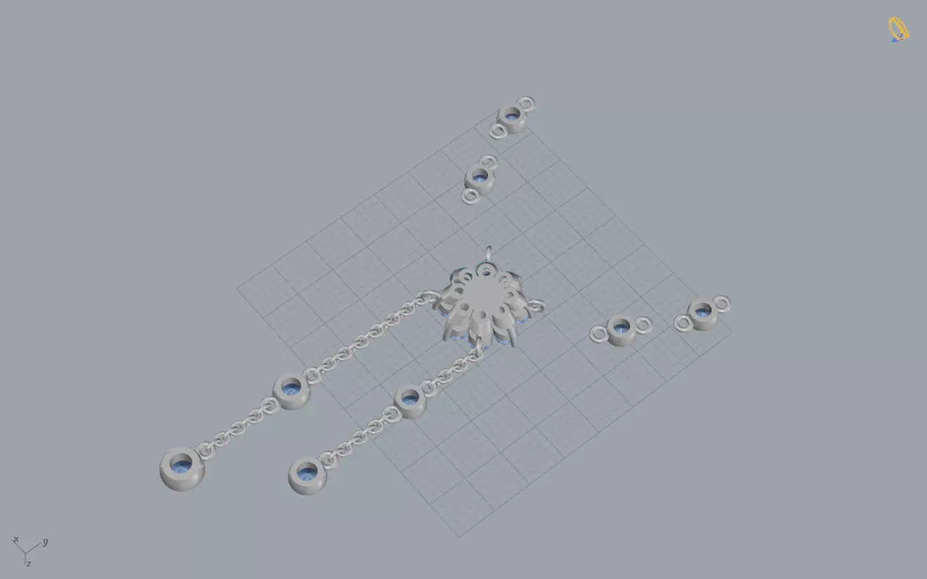 Pendant 31  3D print model_12