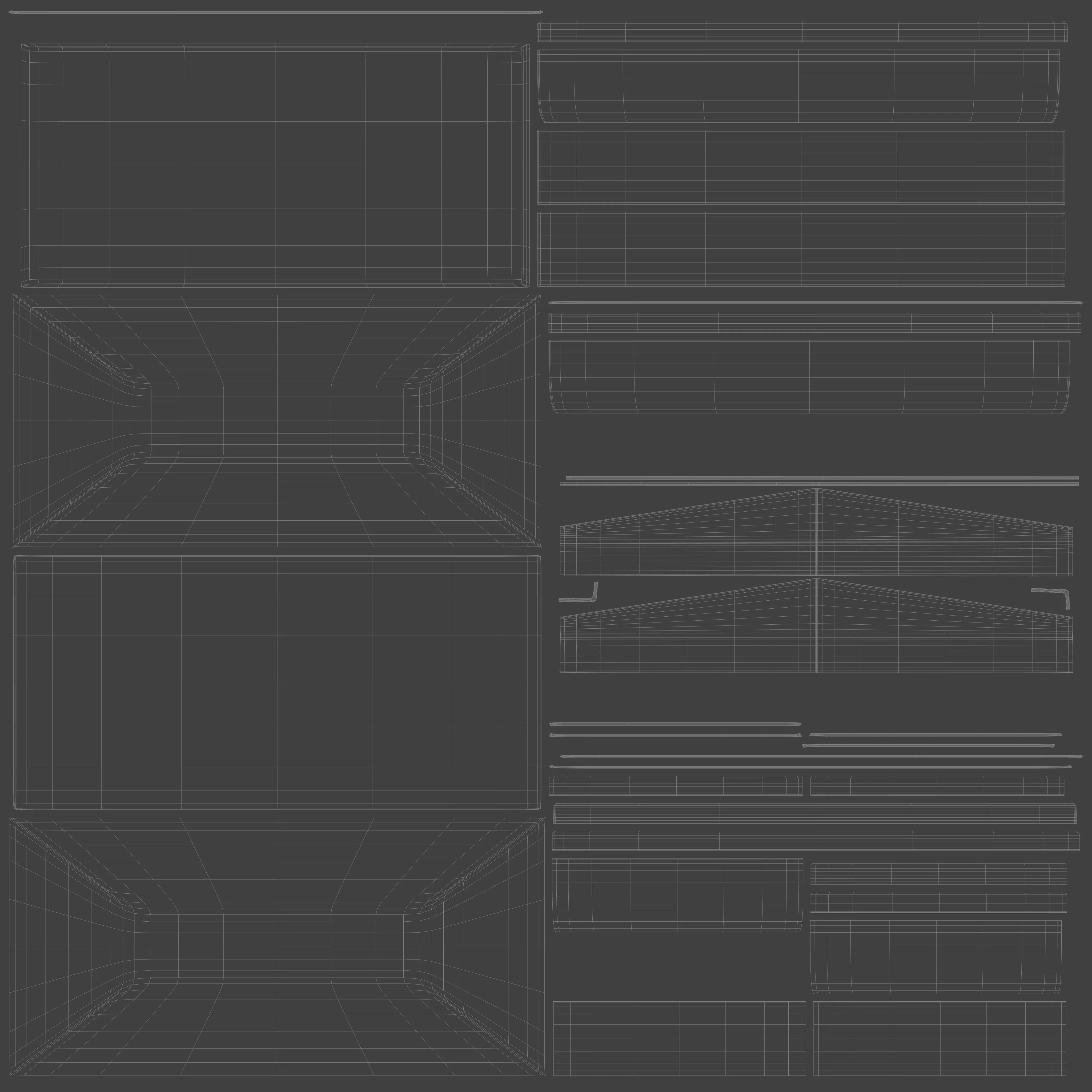 Vintage Bookcase 3D model_10